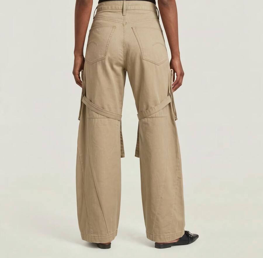 G-Star RAW Mega Cargobroek Beige Dames - Foto 5