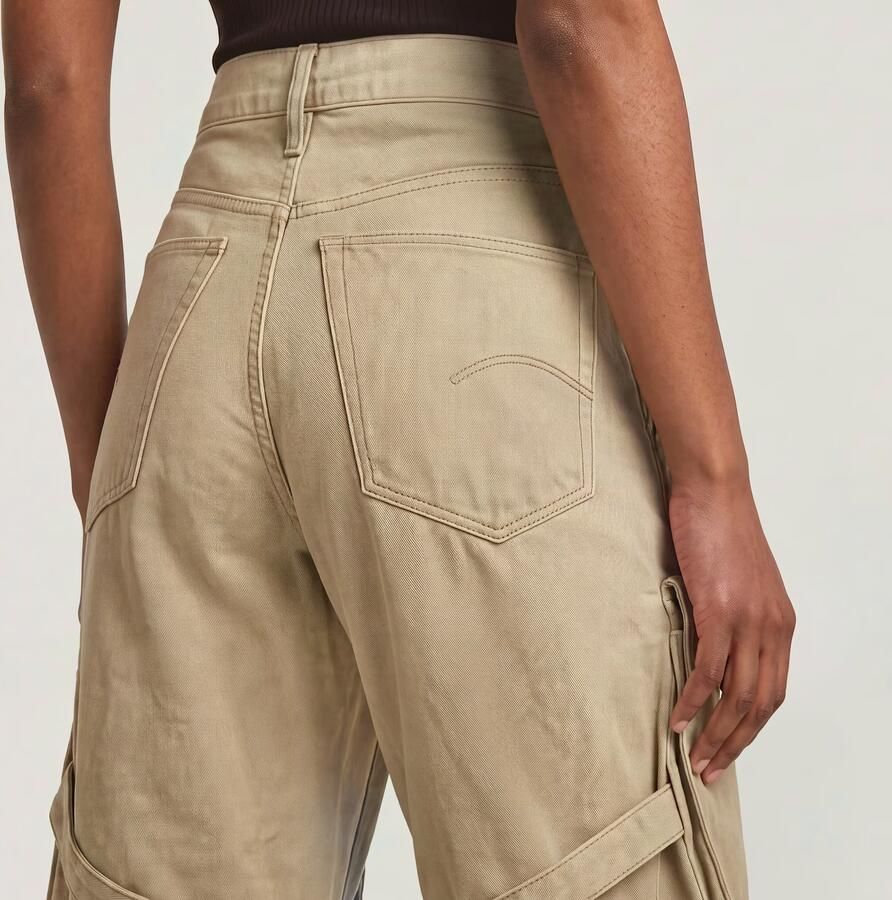 G-Star RAW Mega Cargobroek Beige Dames - Foto 4