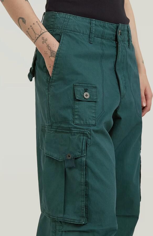 G-Star RAW Mega Cargobroek Donkerblauw Dames - Foto 4