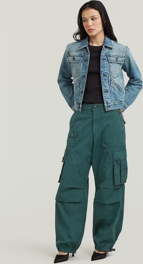 G-Star RAW Mega Cargobroek Donkerblauw Dames - Foto 6