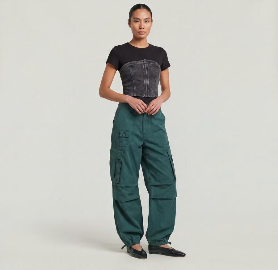 G-Star RAW Mega Cargobroek Donkerblauw Dames - Foto 5
