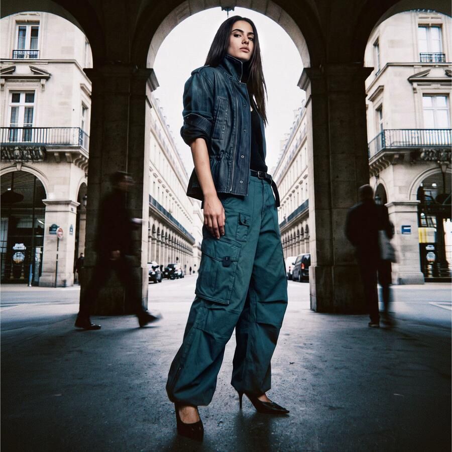 G-Star RAW Mega Cargobroek Donkerblauw Dames - Foto 3