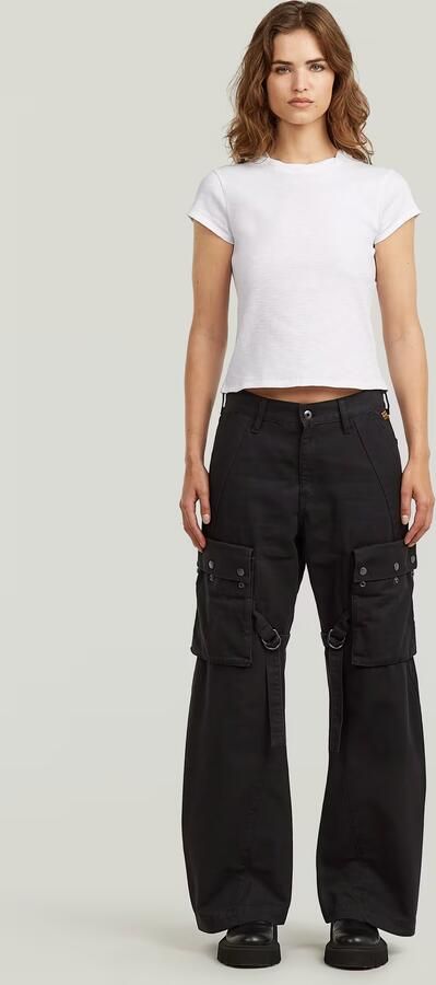 G-Star RAW Mega Cargobroek Zwart Dames - Foto 6