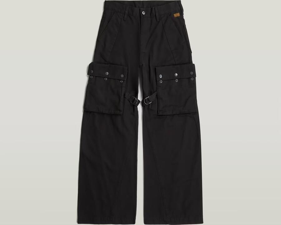 G-Star RAW Mega Cargobroek Zwart Dames - Foto 4