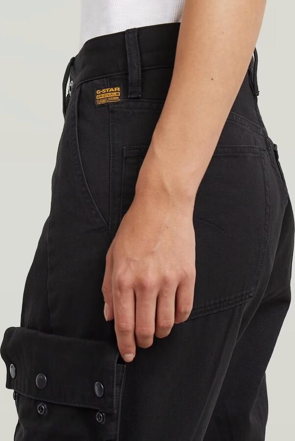 G-Star RAW Mega Cargobroek Zwart Dames - Foto 5