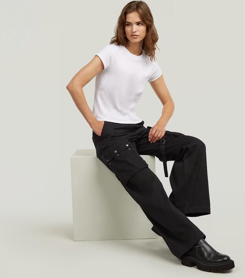G-Star RAW Mega Cargobroek Zwart Dames - Foto 3