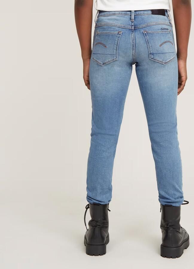 G-Star Raw skinny jeans sun faded niagara Blauw Meisjes Stretchdenim Effen 140 - Foto 7