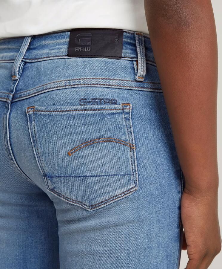 G-Star Raw skinny jeans sun faded niagara Blauw Meisjes Stretchdenim Effen 140 - Foto 4