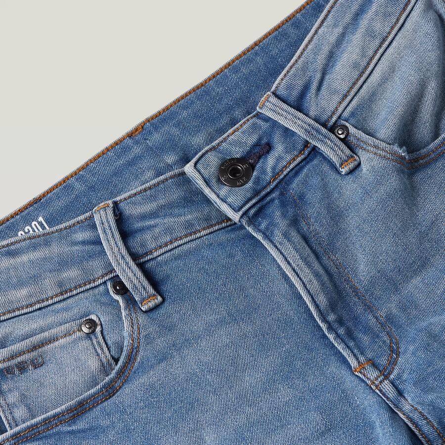 G-Star Raw skinny jeans sun faded niagara Blauw Meisjes Stretchdenim Effen 140 - Foto 2