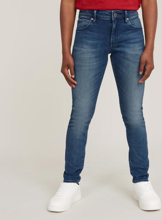 G-Star Raw Skinny jeans skinny jeans faded indigo Blauw Meisjes Stretchdenim 140 - Foto 8