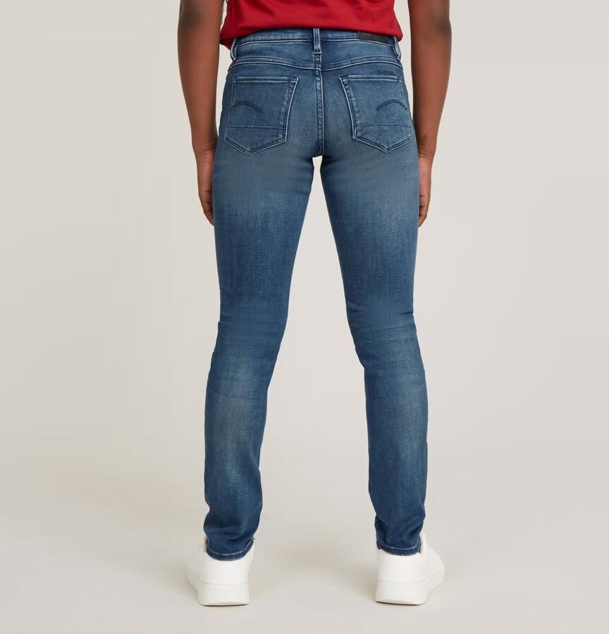 G-Star Raw Skinny jeans skinny jeans faded indigo Blauw Meisjes Stretchdenim 140 - Foto 5