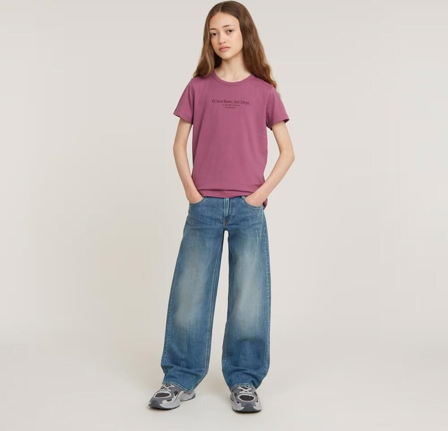 G-Star RAW Meisjes Judee Loose Jeans Midden blauw meisjes - Foto 4