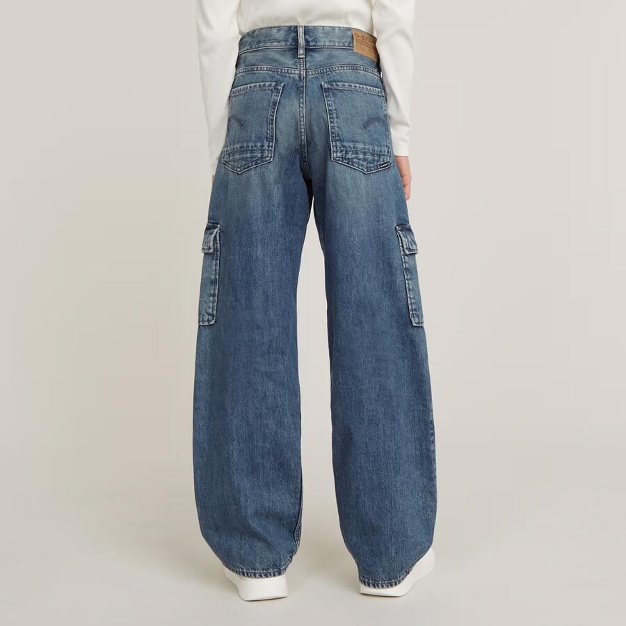 G-Star RAW Meisjes Mega Cargo Broek Midden blauw meisjes