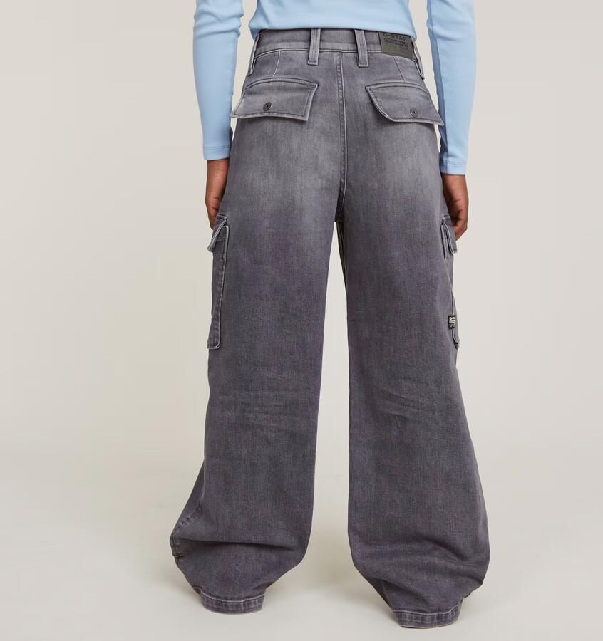 G-Star RAW Meisjes Mega Denim Cargo Broek Grijs meisjes - Foto 6