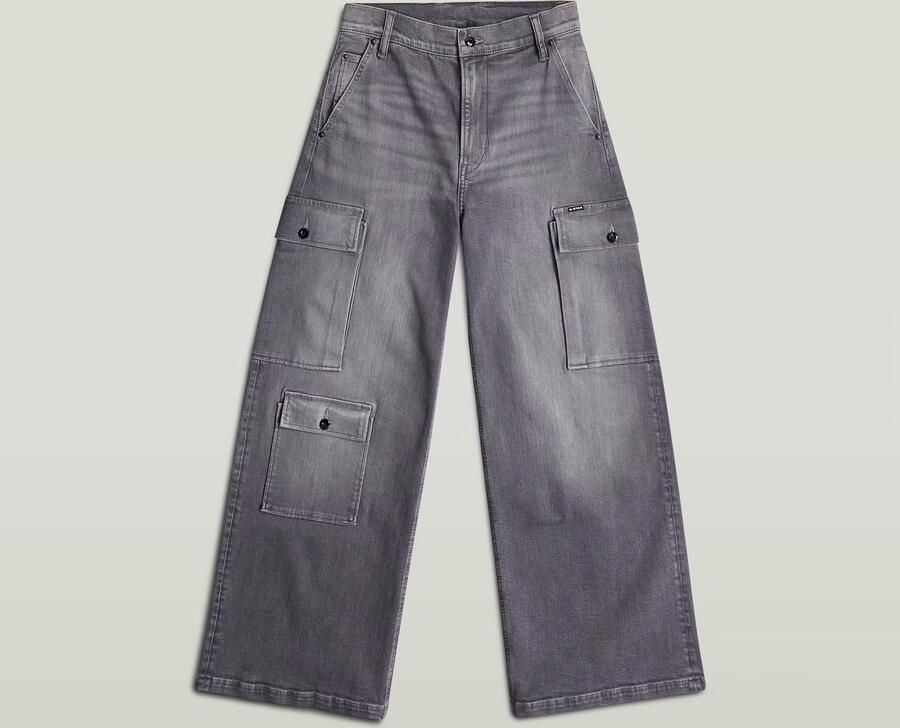 G-Star RAW Meisjes Mega Denim Cargo Broek Grijs meisjes - Foto 7