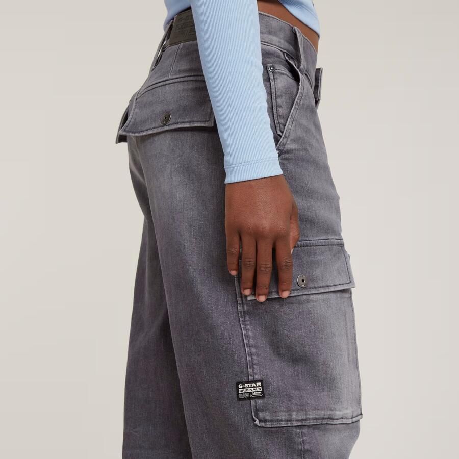 G-Star RAW Meisjes Mega Denim Cargo Broek Grijs meisjes - Foto 2