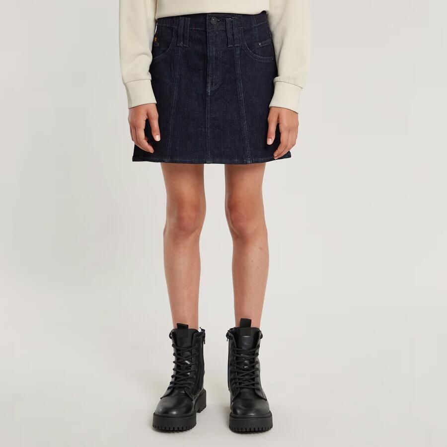 G-Star RAW Meisjes Minirok Donkerblauw meisjes - Foto 6