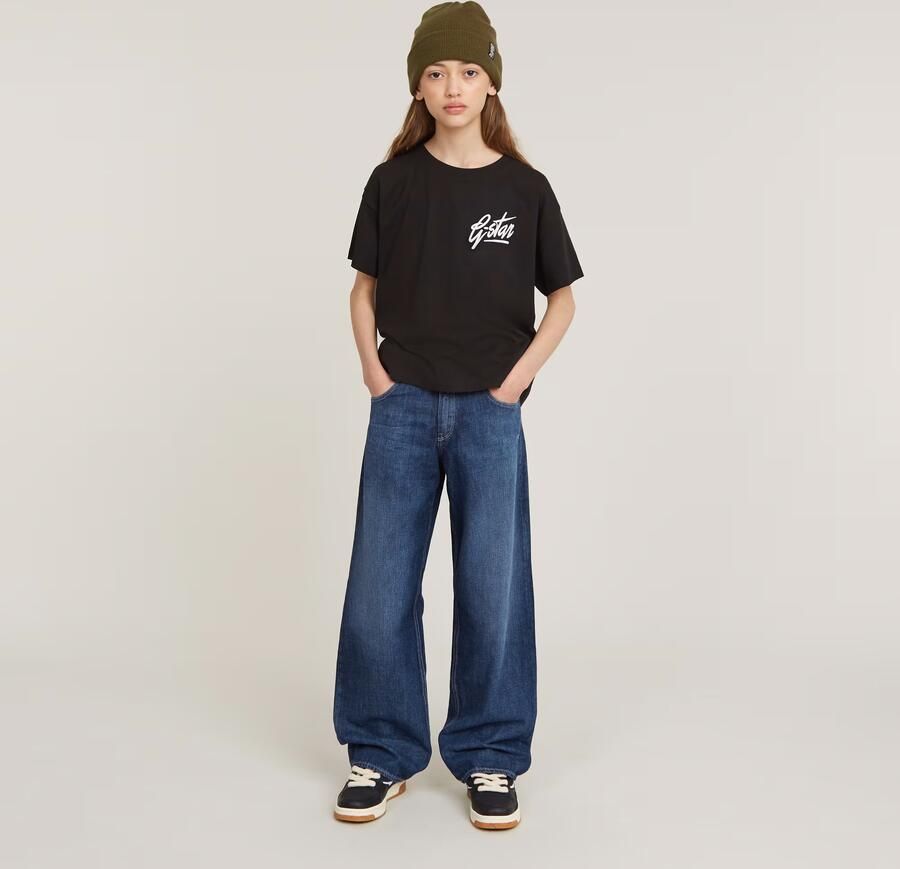 G-Star RAW Meisjes Premium Judee Loose Jeans Donkerblauw meisjes - Foto 4