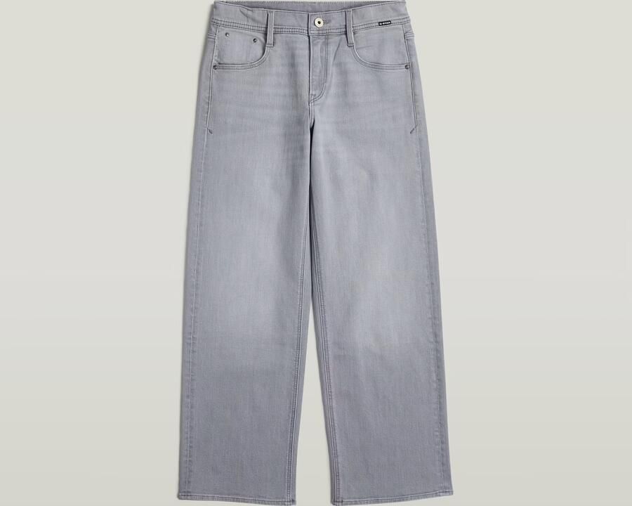 G-Star Raw Judee loose jeans premium high waist straight fit jeans sun faded skyrocket Grijs Meisjes Denim 128 - Foto 7