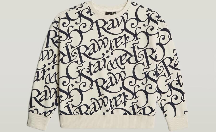 G-Star RAW Meisjes Sweater Unbrushed Donkerblauw meisjes - Foto 5