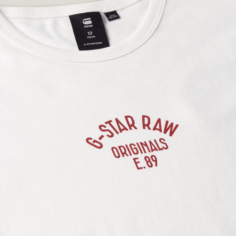 G-Star RAW Meisjes T-Shirt Originals Wit meisjes - Foto 4
