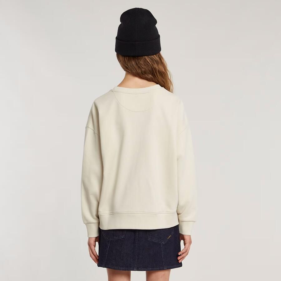 G-Star RAW Meisjes Tape Loose Sweater Wit meisjes