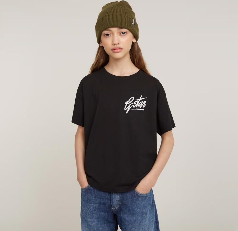 G-Star RAW Meisjes Top Loose Short Zwart meisjes - Foto 7