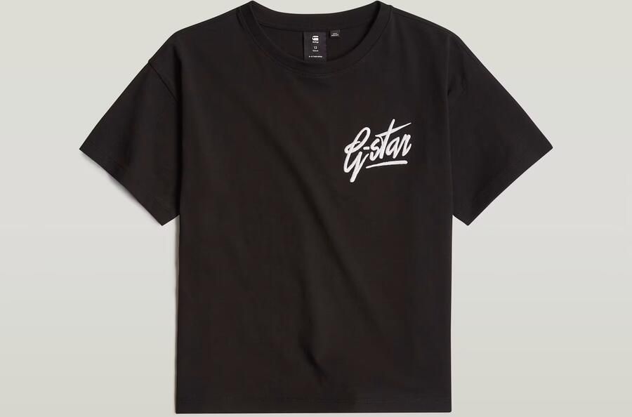 G-Star RAW Meisjes Top Loose Short Zwart meisjes - Foto 6