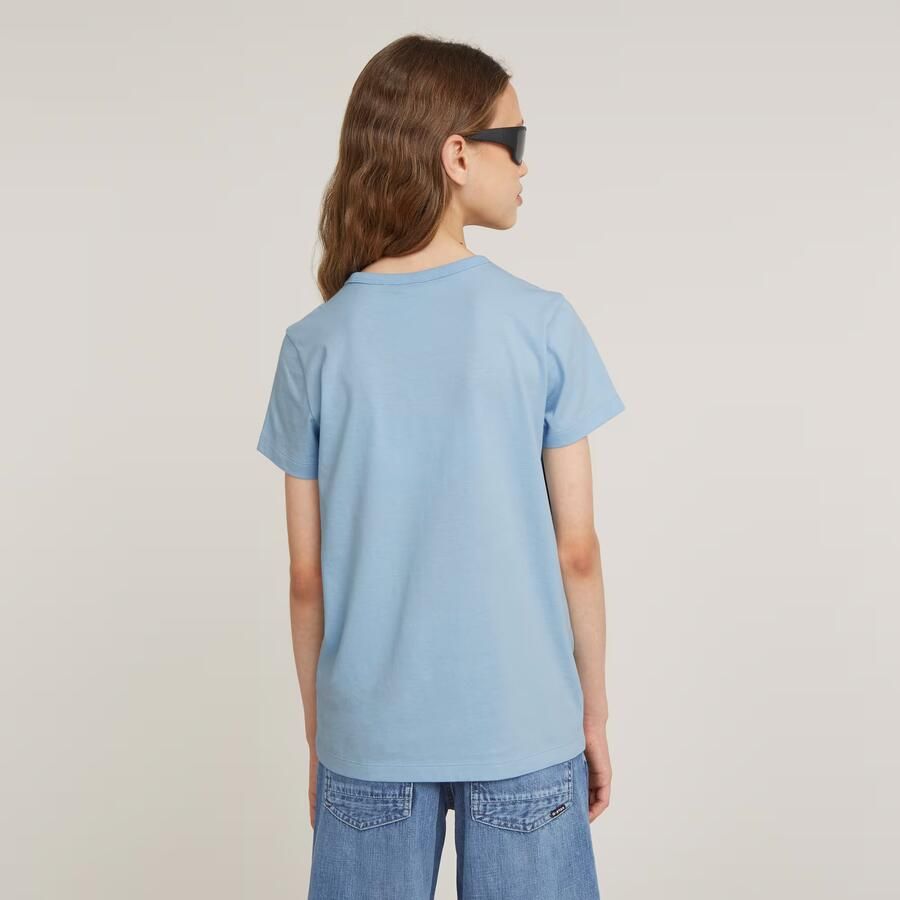 G-Star RAW Meisjes Top Regular Lichtblauw meisjes