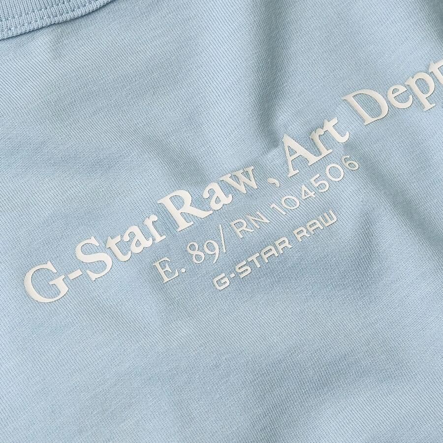 G-Star RAW Meisjes Top Regular Lichtblauw meisjes - Foto 4