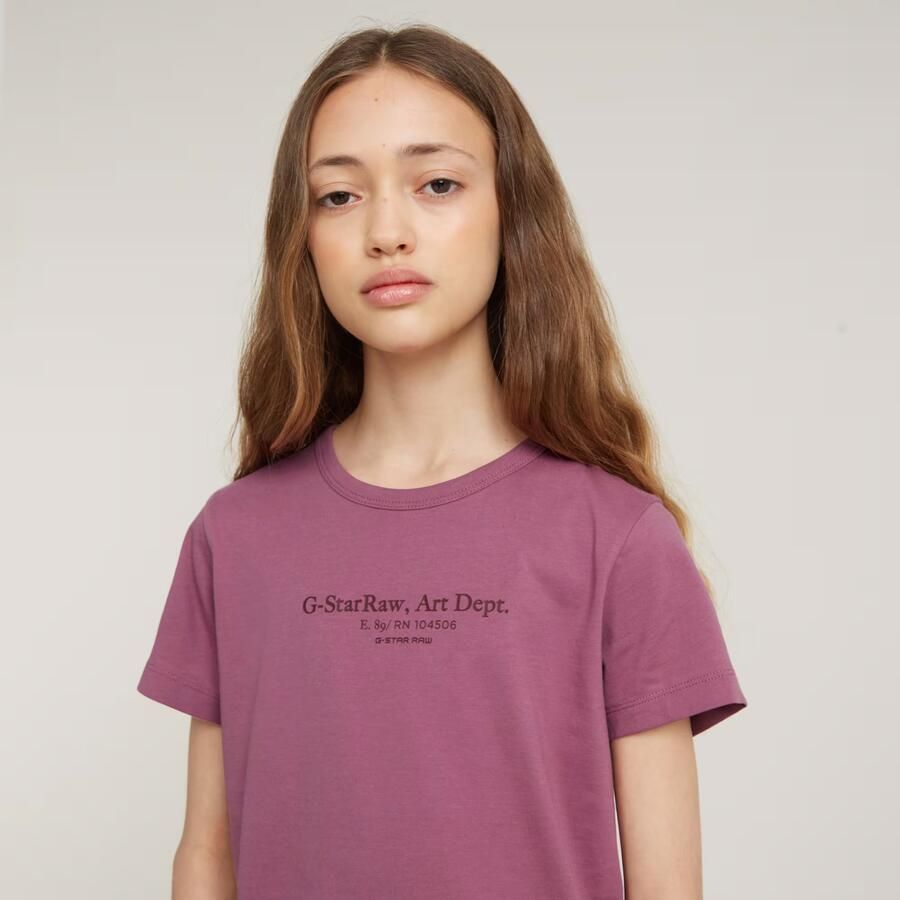 G-Star RAW Meisjes Top Regular Paars meisjes