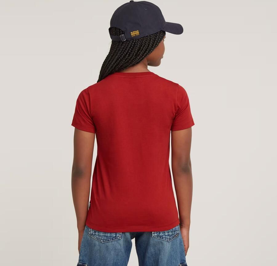 G-Star RAW Meisjes Top Regular Rood meisjes - Foto 4