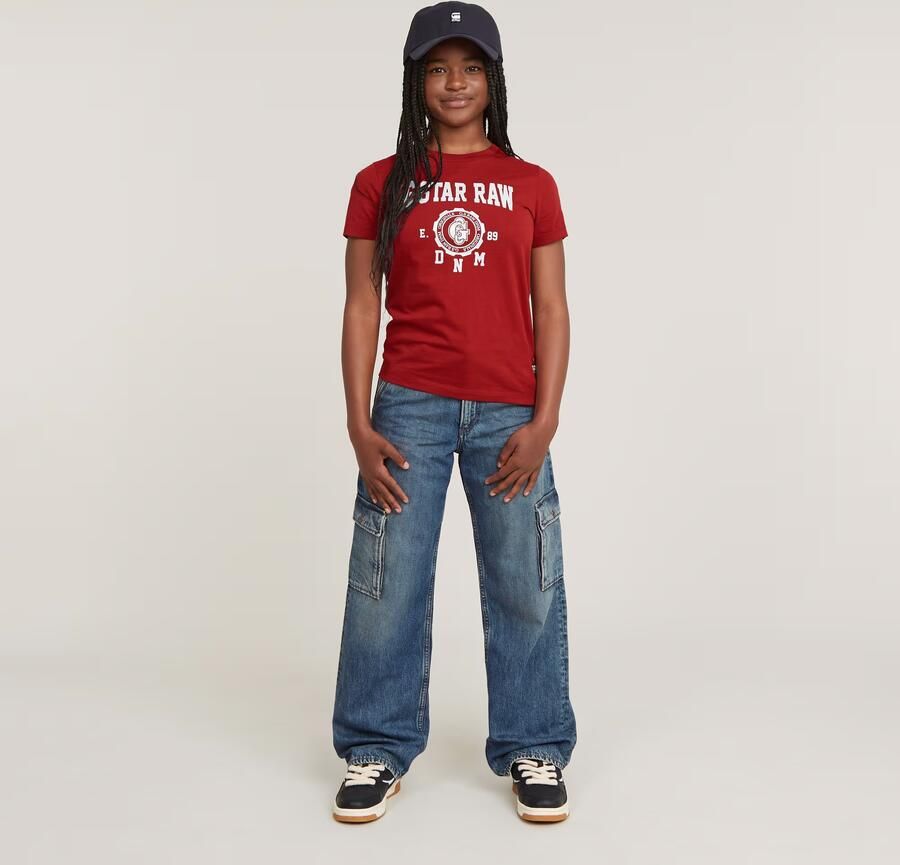 G-Star RAW Meisjes Top Regular Rood meisjes - Foto 5