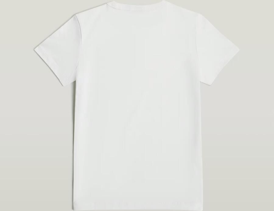 G-Star RAW Meisjes Top Slim Comic Wit meisjes - Foto 6