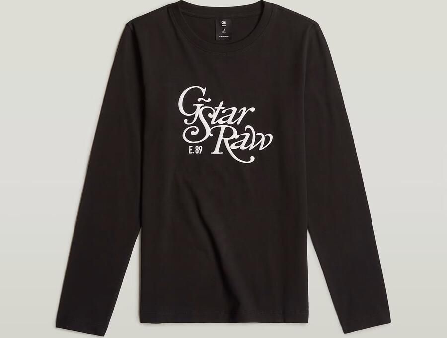 G-Star RAW Meisjes Top Slim Zwart meisjes - Foto 3