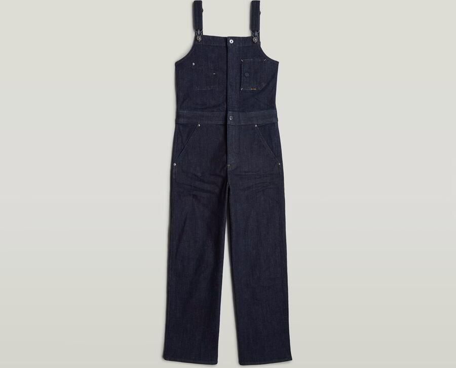G-Star RAW Meisjes Tuinbroek Straight Leg Zip Donkerblauw meisjes - Foto 6