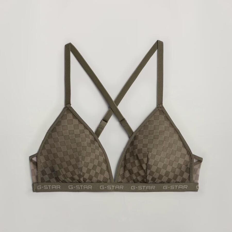 G-Star RAW Mesh Triangle Bralette Set van 2 Beige Dames - Foto 2