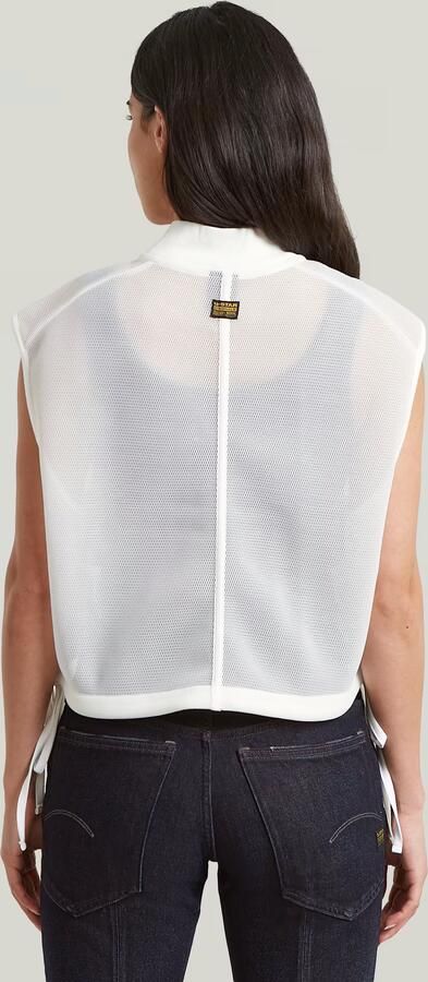 G-Star RAW Meshy Binding Bodywarmer Wit Dames - Foto 6