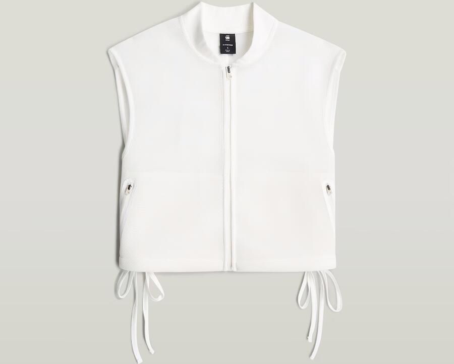 G-Star RAW Meshy Binding Bodywarmer Wit Dames - Foto 3