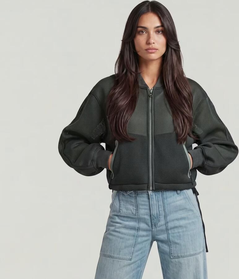 G-Star RAW Meshy Binding Jack Groen Dames - Foto 4