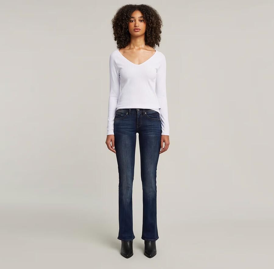 G-Star Raw Jeans D01896 6553 L.32 MIDGE BOOTCUT-89 DK AGED - Foto 10