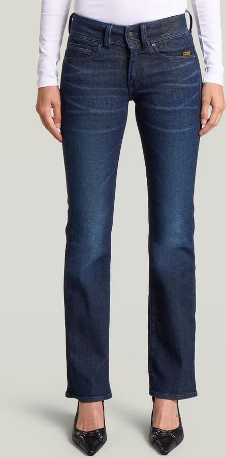 G-Star RAW Midge Bootcut Jeans Donkerblauw Dames