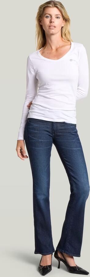 G-Star RAW Midge Bootcut Jeans Donkerblauw Dames - Foto 5