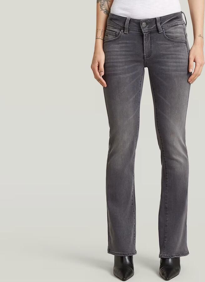 G-Star RAW Midge Bootcut Jeans Grijs Dames
