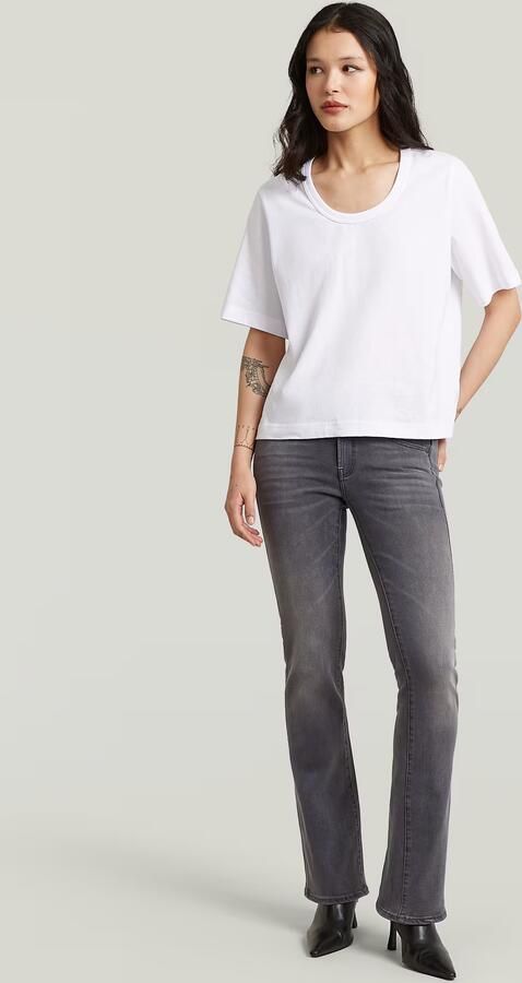G-Star RAW Midge Bootcut Jeans Grijs Dames - Foto 6