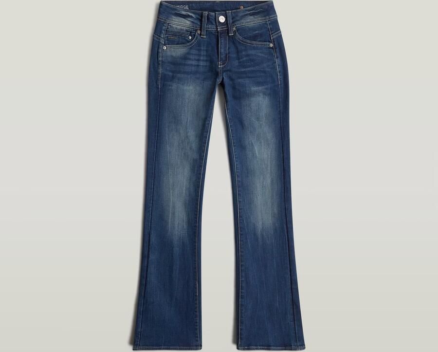 G-Star RAW Midge Bootcut Jeans II Donkerblauw Dames - Foto 3