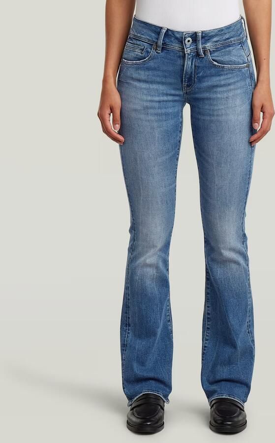 G-Star RAW Midge Bootcut Jeans Midden blauw Dames - Foto 3