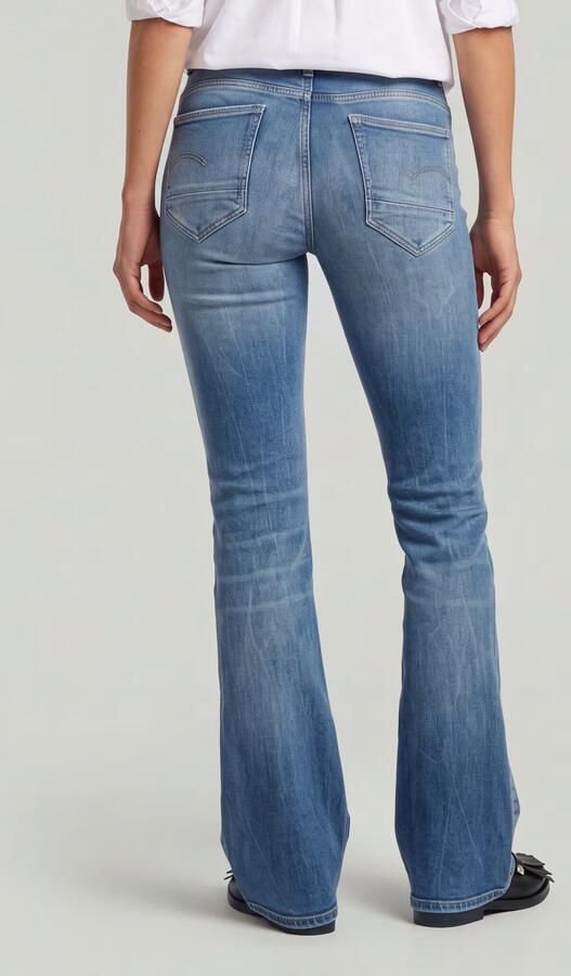 G-Star RAW Midge Bootcut Jeans Midden blauw Dames - Foto 8