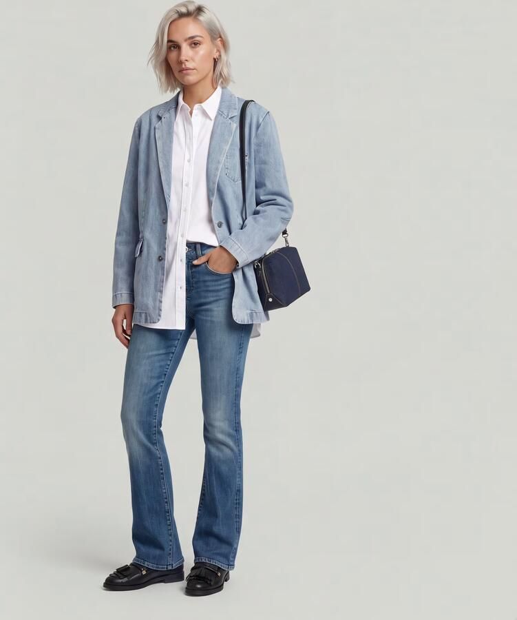 G-Star RAW Midge Bootcut Jeans Midden blauw Dames - Foto 7