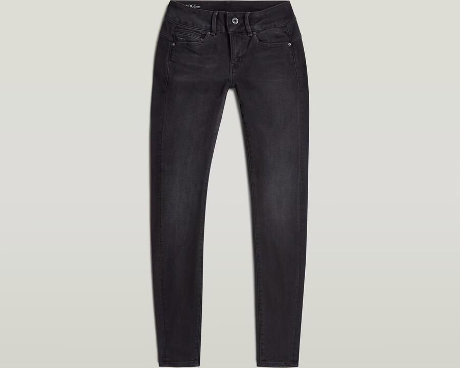 G-Star RAW Midge Cody Mid Skinny Jeans Zwart Dames - Foto 7